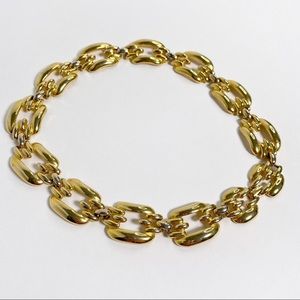 Gold Chain Link Necklace